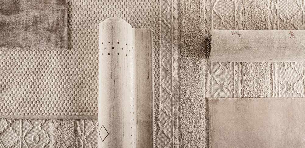 Des tapis clairs